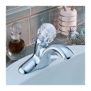 Delta Innovations Centerset Bathroom Faucet with Single Knob Handle