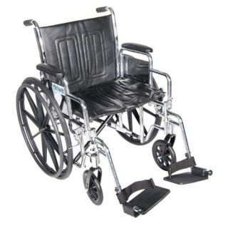 Chrome Sport Wheelchair and Anti Tipper without Wheels