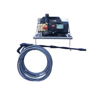 1450 PSI Cold Water Electric Wall Mount Pressure Washer with Mechan