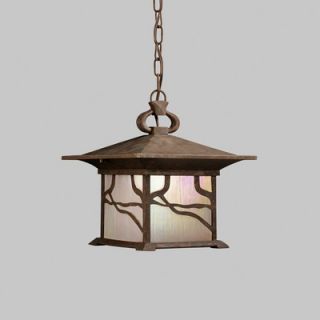 Kichler Morris Outdoor Hanging Lantern in Distressed Copper