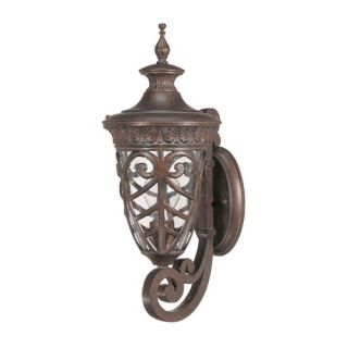 Aston Small Arm Up Wall Lamp in Dark Plum Bronze