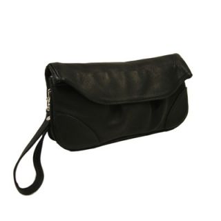 Piel Fashion Avenue Handbag / Wristlet in Black   2885 BLK