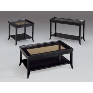  Boulevard Cocktail Table Set in Soft Black   137 04 / 137 02