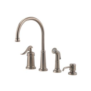  Pfister Pfirst Series Two Handle Centerset Kitchen Faucet   135 1100