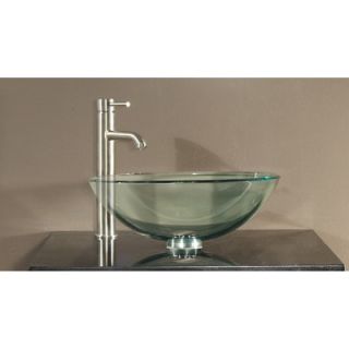 Avanity 5.5 x 16.5 Tempered Glass Vessel Sink