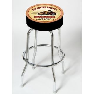 Almost There Busted Knuckle Garage Motorcycle Shop Stool   BKG 86