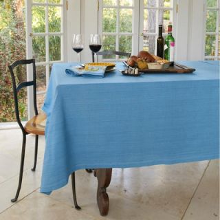 Couleur Nature Hemstitch Sea Blue Tablecloth   HEM 7 08 / HEM 7 28