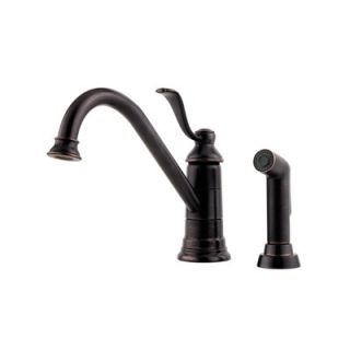 Price Pfister Portland One Handle Centerset Kitchen Faucet with Side