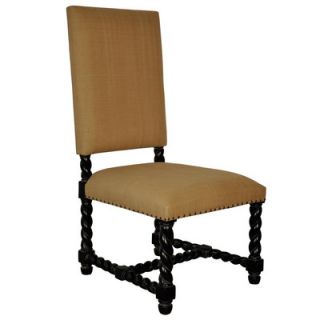 Noir Charles Side Chair   GCHA158HB 