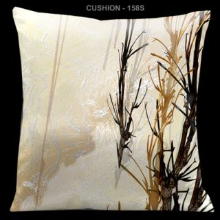 Lama Kasso Impressions Gold and Brown 18 Square Micro Suede Pillow