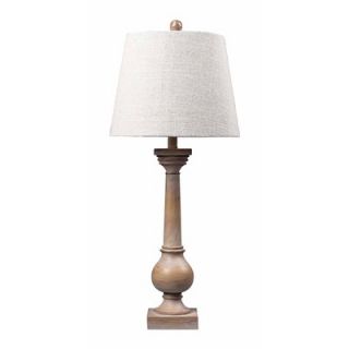 Sterling Industries Large Post Table Lamp in Bleached Wood