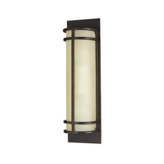 Feiss Fusion Flush Wall Sconce in Grecian Bronze   WB1282GBZ