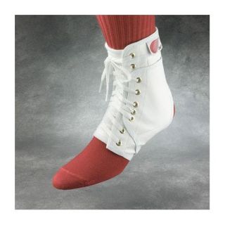 Bell Horn Lightweight Lace up Ankle Brace in White   165