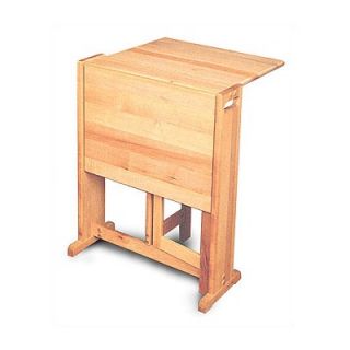 Catskill Craftsmen Fold Away Prep Table with Butcher Block Top