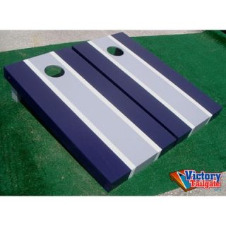 Victory Tailgate Matching Striped Cornhole Bean Bag Toss Game   66