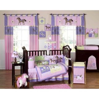 Sweet Jojo Designs Pony 9 Piece Crib Bedding Set