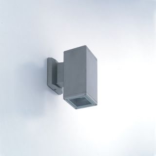 Eurofase One Light Outdoor Wall Sconce with Clear Shade in Grey