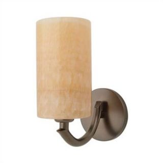 LBL Lighting Onyx Cylinder One Light Wall Sconce in Satin Nickel