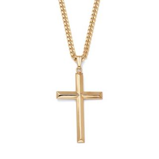 Palm Beach Jewelry Cross Pendant and Chain