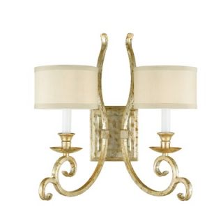 AF Lighting Lucy Two Light Wall Sconce in Soft Gold