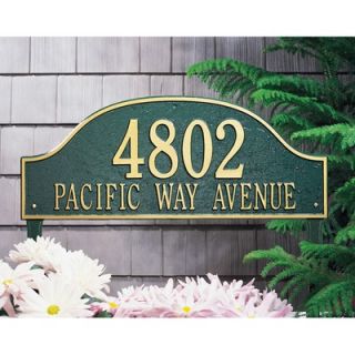 Whitehall Products Admiral Estate Lawn Address Plaque   1243/1244