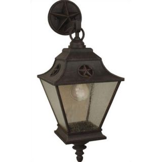 Craftmade Chaparral Outdoor Wall Lantern in Rust   Z1404 07