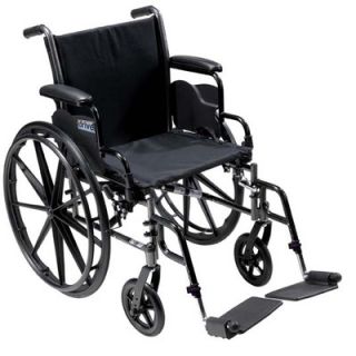 Drive Medical Cruiser III Lightweight Wheelchair in Black