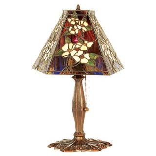 Meyda Tiffany Oriental Peony Accent Lamp