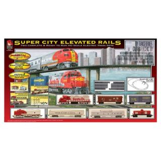 Life Like Super City Elevated Rails Train Set   433 8994