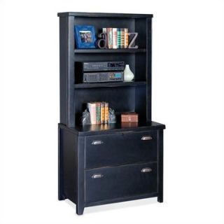kathy ireland Home by Martin Furniture Tribeca Loft Black Lateral File