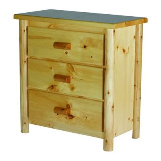 Moon Valley Rustic Nicholas 3 Drawer Chest