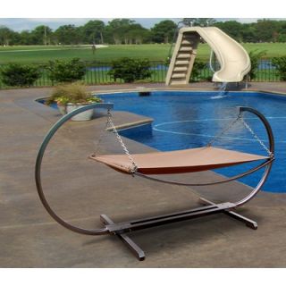 Vifah Lech Steel Stand and Polyester Fabric Outdoor Hammock Set