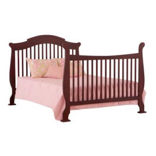 Storkcraft Valentia Fixed Side Convertible Crib in Cherry   04587