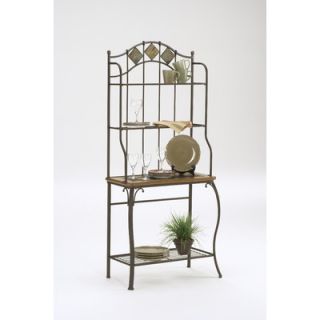 Hillsdale Lakeview Bakers Rack in Brown   4264 850