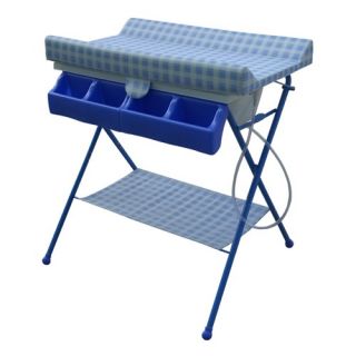 Bathinette Foldable Bathtub and Changer Combo in Blue