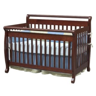 DaVinci Emily 4 in 1 Convertible Crib with Toddler Rail in Cherry