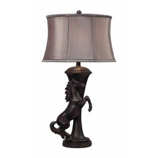 Sterling Industries Rearing Horse Table Lamp in Goldsmith