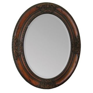 Ren Wil Solid Wood Frame Mirror in Cherrywood