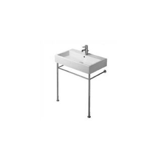 Vero Wide Washbasin with Overflow and Metal Console