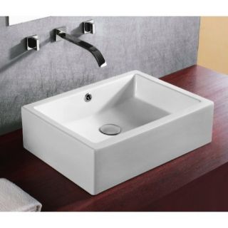 14.17 X 6.1 Rectangular Self Rimming Bathroom Sink