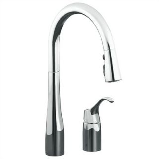 Kohler Simplice One Handle Widespread Pull Down Kitchen Sink Faucet