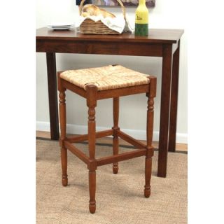 William Sheppee Saddler 26 Counter Stool in Walnut Stain
