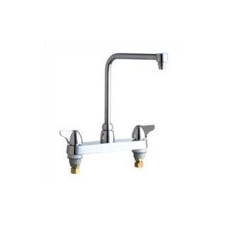 Chicago Faucets 1100 Deck Mount Double Handle Widespread Kitchen