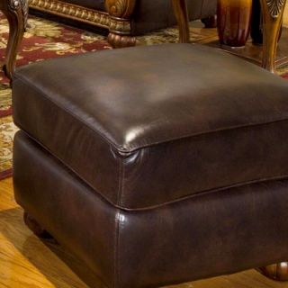 Newport Upholstery Heritage Blended Leather Ottoman   P1000.0634 28