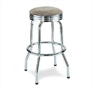GAR 29.5 Ashley Barstool with Chrome Corrugated Ring   505PS/CCR