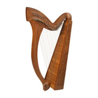 Minstrel Harp Knotwork  Irish Celtic