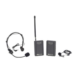 AmpliVox Sound Systems VHF Wireless Lapel and Headset Mic Kit