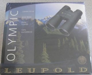 New Leupold Olympic 8x42mm Green Ring Binoculars 54184