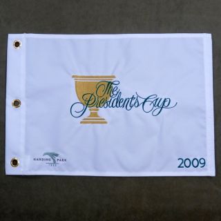2009 Presidents Cup Embroidered PGA Golf Pin Flag
