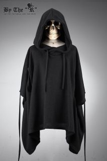Mens Poncho Loose Mantle Style Hoodie Byther Korea Fashion